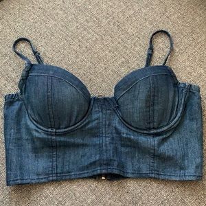 Denim Bralette